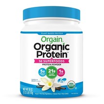 Orgain Organic Plant Based Protein 50 Superfood Powder Vegan Vanilla 1.12lb - £18.34 GBP