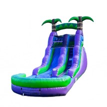 JumpOrange 16 Tropical Commercial Grade Water Slide Inflatable with Spla... - $2,604.99