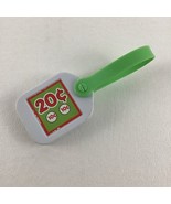 Leap Frog Grocery Store Shopping Cart Food Replacement 20c Sale Tag Vint... - $27.01 CAD