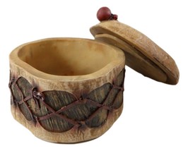 Southwestern Native Indian Ceremony Pow Wow Drum Small Decorative Jewelr... - £16.01 GBP