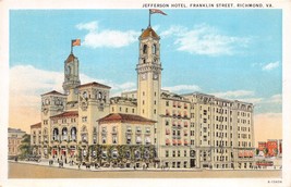 Richmond Virginia Jefferson Hotel Lotto Di 3 Cartoline 1920-40s - £7.64 GBP
