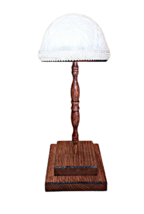 Handmade Vintage Style Victorian Oak Hat Stand Dresser Display - White Top - $39.99