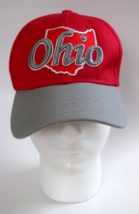 Ohio State University Scarlet and Gray Baseball Cap Adjustable - $12.82