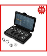 Versatile 10-Piece Router Bushing Set for Porter Cable &amp; More - Durable ... - $44.54