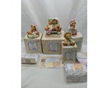 Lot Of (4) Cherished Teddies Friends Bobbie Holly Marie Tracie And Nicole  - £55.72 GBP