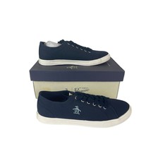 Penguin Mens Petey Lace Up Sneakers Mens Size 8 Blue Low Top Summer Casual - £35.58 GBP