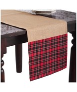Saro Newcastle Collection Tartan Plaid 16x72 inch Table Runner - $19.79