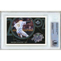 Barry Zito Oakland Athletics Autograph Signed 2003 Upper Deck Beckett Au... - $129.99