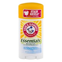 Arm & Hammer Essentials Natural Deodorant, Unscented 2.5 oz (Pack of 5) - £39.07 GBP