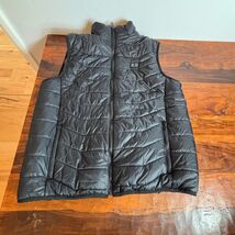 Heated Puffer Vest Mens XL Black Dual Zone Belly Back Warmth with Batter... - $27.77
