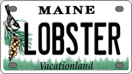 Lobster Maine Novelty Mini Metal License Plate Tag - $14.95