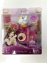 Disney*Princess Belle Be Our Guest*Royal Dining Set*Royal Castle Mrs.Potts*New - £12.71 GBP