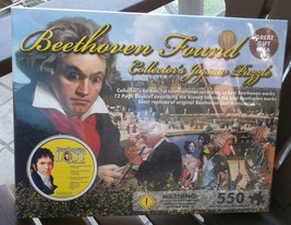 Beethoven CD Lost Works inside Shrinkwrapped 550 Piece Jigsaw Puzzle - £10.11 GBP