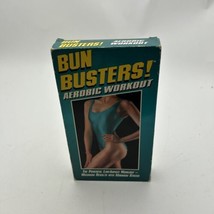 Bun Busters! Aerobic Workout VHS Liza Elliott Vertical Club Home Exercis... - $10.12