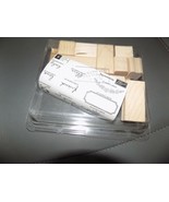 Stampin' Up Noteworthy Rubber Stamp 9 Pc Set NEW - $29.70