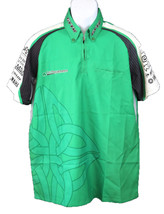 Outer Circle Short Sleeve 1/4 Zip Celtic Performance Shirt Green Small - $4.94