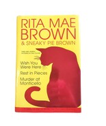 Rita Mae Brown &amp; Sneaky Pie Brown - 3 In One BOOK - 3 Mrs. Murphy Mysteries - $17.45