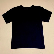 Classic Black Top Boy’s 10-12 Short Sleeve Tee Shirt T-Shirt Basic Sprin... - £6.18 GBP