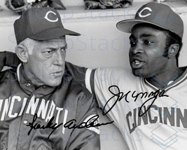 Joe Morgan Sparky Anderson Signed 8x10 Glossy Photo Autographed RP Signature Pos - £13.36 GBP