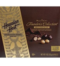 hawaiian host founders Collection Milk Chocolate Macs 4 Oz (pack Of 2 Bo... - $47.52