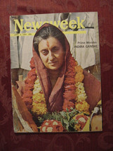 Newsweek April 4 1966 4/4/66 India Indira Gandhi Nashville Sound Country Music - £5.07 GBP