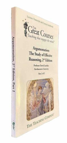 Argumentation: The Study of Effective Reasoning -The Great Courses. Read... - $5.89