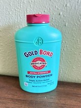 Gold Bond Body Powder Medicated Max Strength 4 oz TALC Original Formula NEW - £14.43 GBP