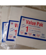 LOT OF 3 Value Pak Cross Stitch Fabric 22 Count AIDA Fabric 12x18 each -... - €5,09 EUR