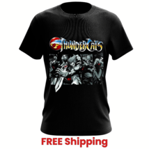 Thundercats Retro Cartoon Series Men&#39;s Black T-Shirt Unisex Size XS-5XL ... - $35.27+