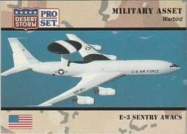 E-3 SENTRY AWACS 1991 PRO SET DESERT STORM # 247 - £1.35 GBP