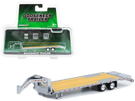 Gooseneck Trailer Primer Gray 1/64 Diecast Model by Greenlight - £20.80 GBP