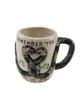 1956 St. Pierre &amp; Patterson Snake with Red Rhinestone Eyes Coffee Mug Cup Japan  - £15.83 GBP