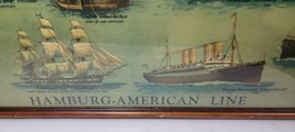 Rare Original 1920&#39;S Hamburg American Line Development Of Shipping Travel Poster - £233.45 GBP