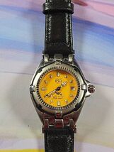 ESQ Movado Esquire Water Resistant Swiss Womens Sports Watch Yellow Face... - $1,375.62 MXN