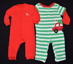 Infant Boy 3-6m 3m HOLIDAY 1pc Outfit Set Lot Carter&#39;s Reindeer Impressions Tree - £7.10 GBP