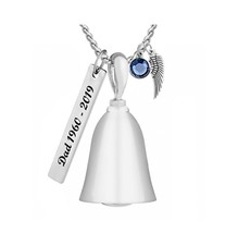 Perfect Silver Bell Ash Urn - Love Charms™ Option - £63.03 GBP
