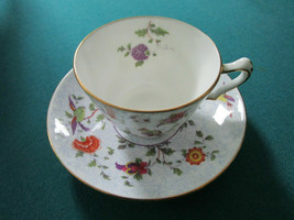 Crown Staffordshire Original Tea Cup Saucer Floral Chintz Birds Paradise Pick1 - £43.84 GBP
