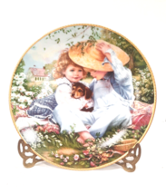 Collectors Plate March of Dimes 1989 Sandra Kuck A Time to Love includes stand - £9.48 GBP