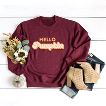 Retro Hello Pumpkin Sweatshirt - £47.45 GBP+