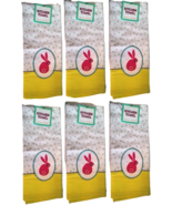 Kane Home Kitchen Towels Spring Bunny x6 Yellow with Green Poka Dots 16&quot;... - £7.77 GBP