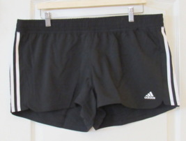 Adidas Pacer 3-Stripes Short Black &amp; White Women&#39;s Sz XL NWT MSRP$25 - $276.83 MXN