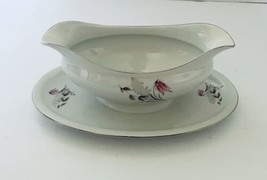 Royal Duchess Mountain Bell Bavaria Fine China Double Pour Gravy Boat Underplate - £19.36 GBP