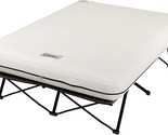 Coleman&#39;S Folding Camp Cot And Air Bed With Side Tables And Battery-Oper... - £187.13 GBP
