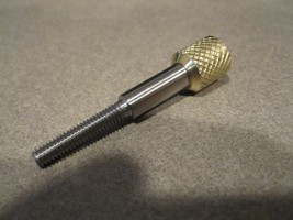 S&amp;S Super E idle screw Stainless &amp; Brass knurled top (Short Version) - £18.43 GBP