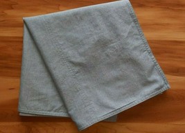 Ralph Lauren King Pillow Sham ~ Graydon Melange Blue Chambray ~ Very Nice - $48.46