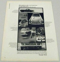 1966 Print Ad Triumph TR-4A Convertible Sports Car Club of America Champion - £7.15 GBP