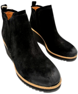 Sofft women&#39;s Aqua Sofft Emeree Black Suede Ankle Chelsea Wedge Booties ... - €50,33 EUR