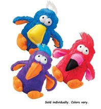 Dog Toys DoDo Birds Fun Soft Cuddly Plush Loud Two Squeakers Assorted Colors 1pc - £21.61 GBP