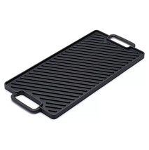 Pre-Seasoned Cast-Iron Reversible Grill   1&quot;H x 22&quot;W x 10&quot;D - £63.14 GBP