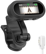 Sondery Guitar Ukulele Tuner Clip On Rechargeable, Easy To Read Simple Tft - $31.92